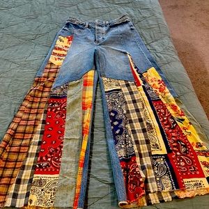 Beautiful Free People Bell Bottom Jeans